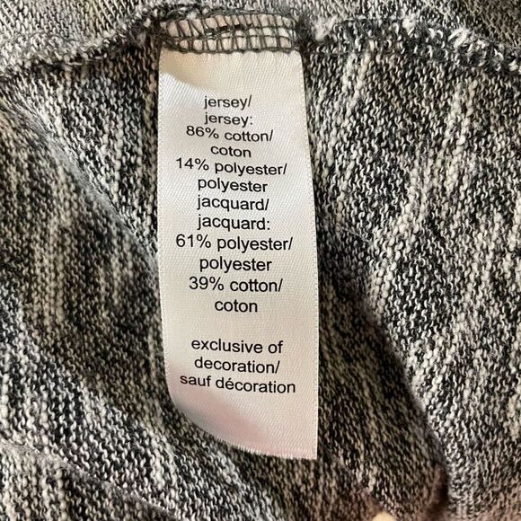 Maurices Women's Gray Black Long Sleeve Knit Hooded Aztec Print Cardigan Size S - Picture 6 of 7